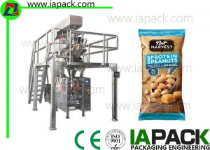 40g kacang polythene packaging machine, mesin kantong otomatis