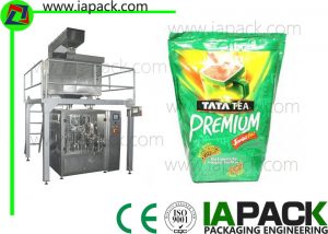 500g Tas Packed Premade Pouch Packing Machine Including Linear Scale