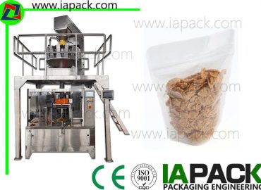 jagung flake stand kantong packing machine stand-up zipper bag packing machine ngisi kisaran 5-1500g