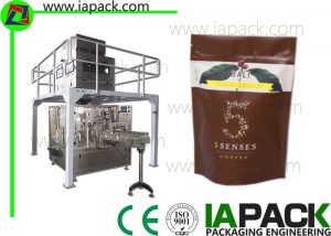 Granular Automatic Bag Packaging Machine, Stand Packaging Machine Bag For tea