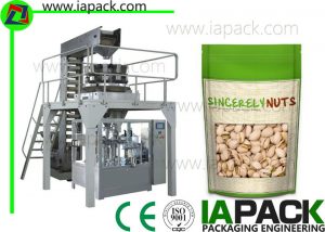 Laminated Film Premade Pouch Filling Sealing Machine With Zipper