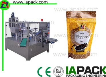 paste sauce mesin kemasan packaging doypack pouch rotary packing