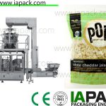 popcorn premade kantong isi sealing machine with multi head scale