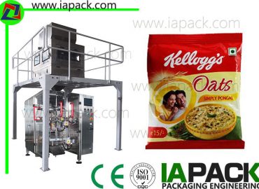 otomatis oatmeal packing machine food packaging machine automatic granule packaging machine for daily oatmeal